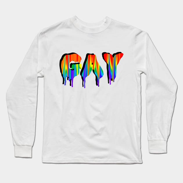 Trippy Gay Long Sleeve T-Shirt by ShinyBat